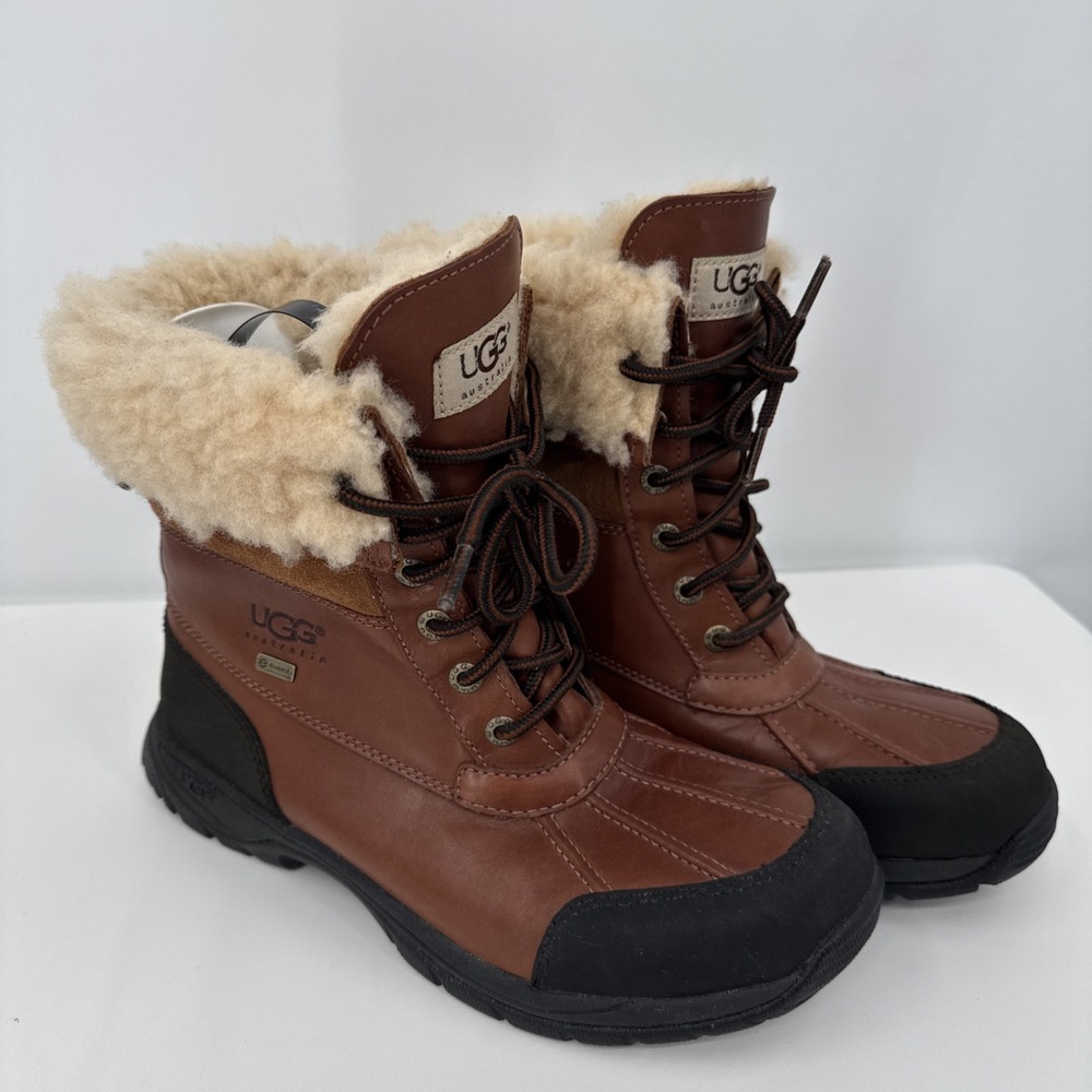 UGG MEN BUTTE WORCHESTER WATERPROOF SHEARLING Boot US 7/ EU 39.5 / UK 6 Rugged